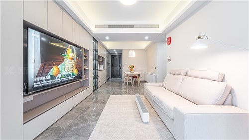 98㎡淺灰色系全屋定制落地|長沙全屋整裝